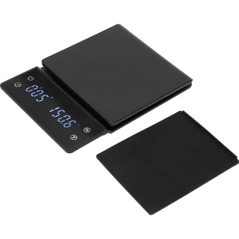 Digitale Küchenwaage mit Timer, 3 kg, Gramm, Unzen und Milliliter Genauigkeit, LED-Touchscreen. (1/5)