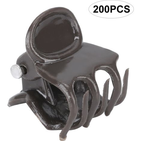 Attache Plantes 1.5cm Support Tiges Fixation Plastique Marron 200Pcs pour Orchidées Jardin (1/5)