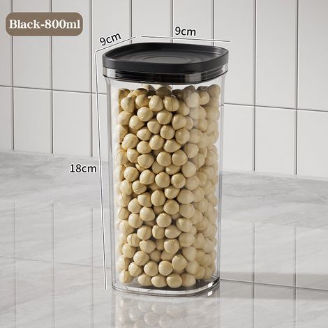 Boîte De Rangement Alimentaire - Réservoir Étanche En Plastique Sans BPA - Pour Céréales Farine Sucre - Usage Cuisine Intérieur - 1 Pièce (1/5)