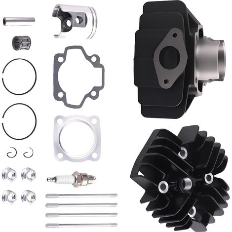 Kit de motor, 60 cc, diámetro del cilindro 44 mm, altura total 87,5 mm, peso 6 kg, compatible con Yamaha PW50 y QT50. (1/5)