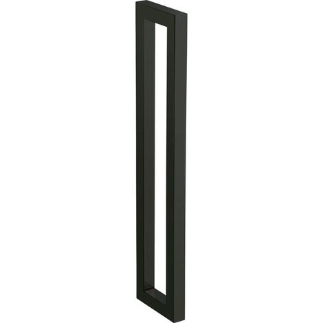 Porte serviette fixer Reitani, noir mate