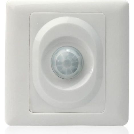 Détecteur de mouvement - IR - LED - Infrarouge - 0-7 mètres - Intérieur - Blanc (1/4)