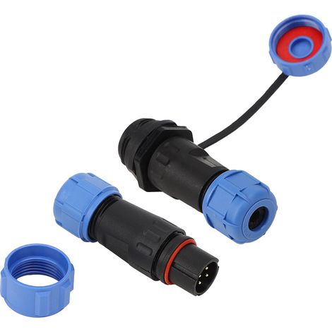 SP13 4-adriger wasserdichter Luftfahrt-Rundstecker, Stecker/Buchse für Kabel (1/5)