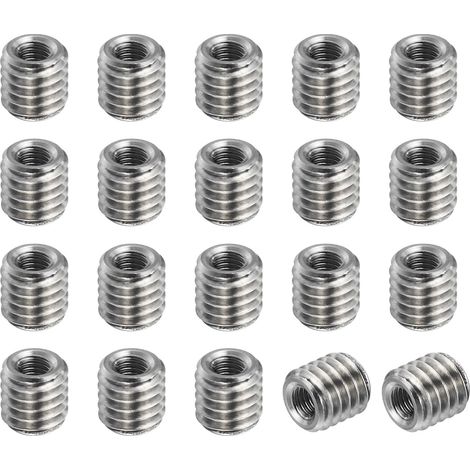 20 pcs Filetage Adaptateurs Manchon Réducteur Écrou Inox Acier 6mm (1/5)