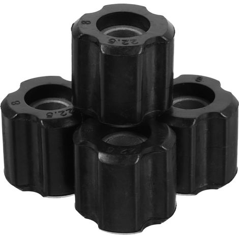 4 x Replacement PE Brushcutter Bearing Rings for Tubes 26/28 mm, Compatible with Lawnmowers (1/5)