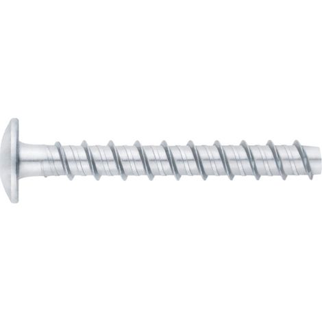 Vis a béton avec recouvrement zingué - Homologué ETE Opt.1 - Tête TRUSS Ø6 x 50 - Boite de 100
