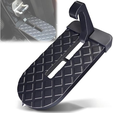 Pédale d'Aide à La Conduite pour Voiture Noire, Aide à l'Entrée dans La Voiture, Marchepieds pour Camping-Car, Marchepieds Universels pour Voiture, Utilisés pour Placer Les Bagages sur Le Toit (1/5)