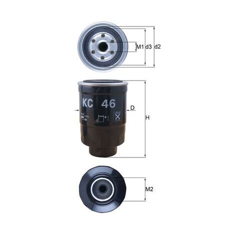 KC46 Knecht Kraftstofffilter