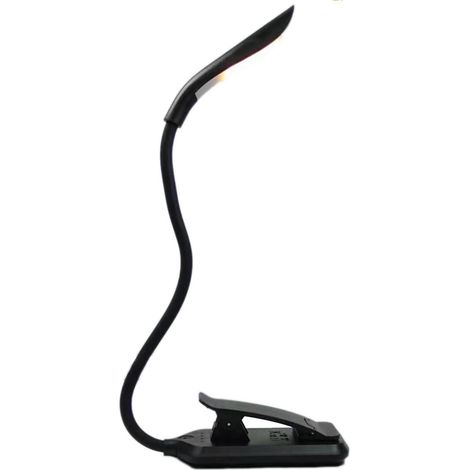 Lampe de lecture LED rechargeable avec 3 modes, idéale pour étudier, utiliser au lit, travailler, faire des travaux manuels ou voyager.-AquaForge (1/4)