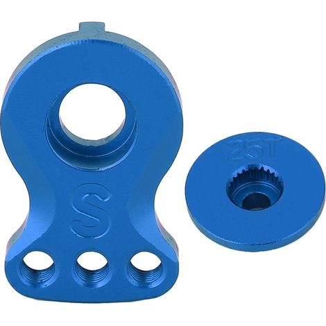 25T Puffer-Metall-Stahl-Ringzahnradarm für 1/10 1/8 RC-Fahrzeuge (S-Modell) (N10220NB Blau) (1/5)