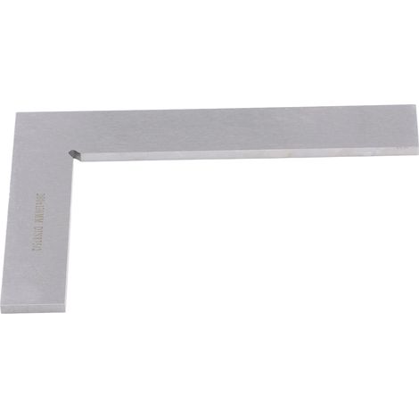 Équerre de mécanicien 200 x 130 mm, angle droit 90°, haute précision, ergonomique, en acier au carbone, règle d'ingénieur (1/5)