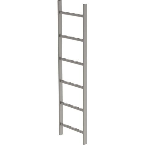 MUNK Schachtleiter aus Edelstahl 400mm breit 6 Sprossen 1,68m lang (1/4)