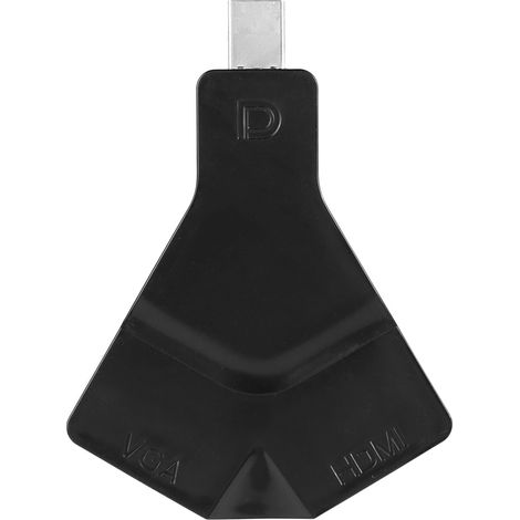 Adaptateur Mini VGA HDMI 2-en-1 Convertisseur 4K pour Écran Numérique Téléviseur Projecteur (1/5)