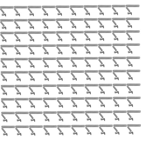 Lot de 100 clips à ressort en acier au manganèse pour structures de tente (1/5)