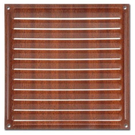 REJILLA 17X17 MADERA OSCURA C/D - BRINOX