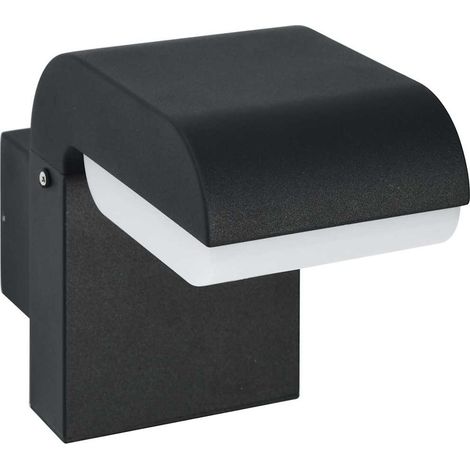 Maison Exclusive - Lampada da Parete da Esterno a LED 9 W Nera Ovale (1/5)