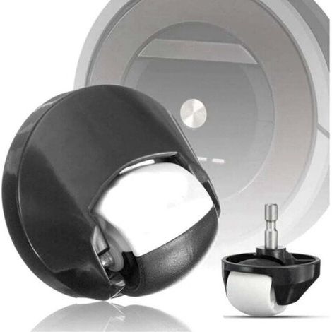 Roue avant pour Roomba Série 500, 600, 700, 800, 900, E5, i7. Pièce de rechange pour robots aspirateurs. Compatible de remplacement.2 pièces (1/4)