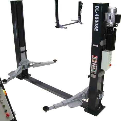 Garagen Säulen Hebebühne 4000kg 2-Säulenhebebühne Autohebebühne 4t hydraulisch 06308