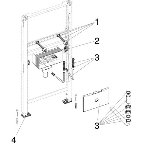 VIEGA 776206 Élément pour lavabo Prevista Dry (1/5)