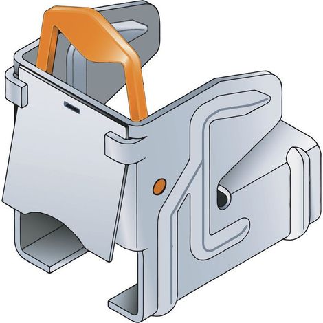 6 brides crampon pour rail, blocage automatique, plat 10-19mm (869003) (1/2)