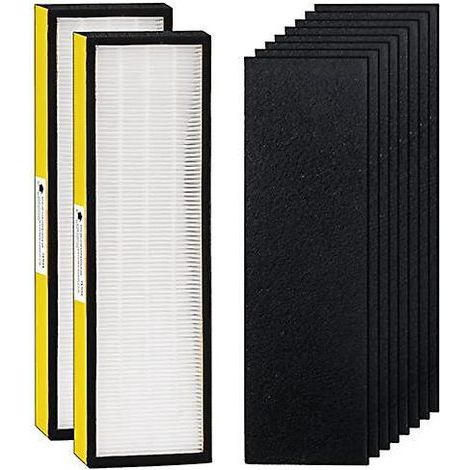 Filtre HEPA de remplacement Techecook B pour purificateur d'air Guardian - 2 filtres H13 et 8 préfiltres à charbon (1/3)