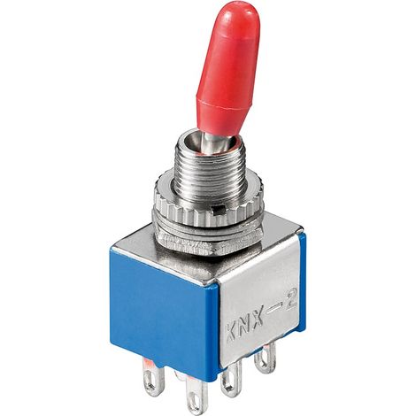GOOBAY Kippschalter Miniatur, 250 V/AC, 3 A, 2 x EIN-EIN (1/2)