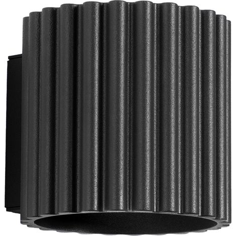 Lámpara de pared Aura 1 G9 negra ALU Sollux SL.1786 (1/2)