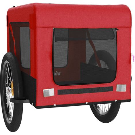Rimorchio/carrello per animali domestici rosso 020044365