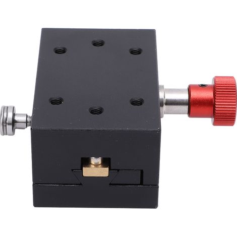 Piastra di scorrimento asse X da 40 mm – Guida a coda di rondine manuale (1/5)