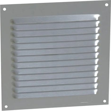 Alluminio anodizzato grigio con zanzariera: quadrato 20x20