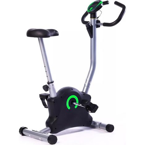 Cyclette Da Casa Bicicletta da allenamento Indoor con Display LCD Resistenza Regolabile Gym Ciclocamera con Comodo sedile