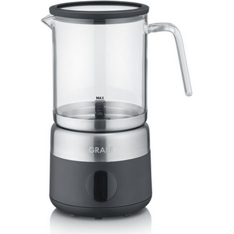 GRAEF Milschaufschäumer MS802EU 250 ml Glas schwarz