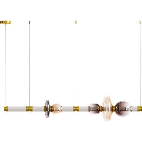 Kristall-Pendelleuchte - LED - Singlen 120 CM Multicolor