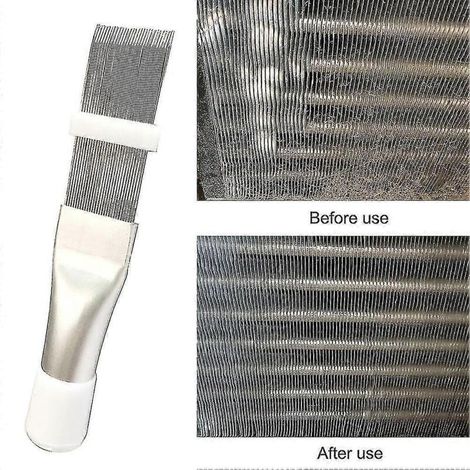 Brosse de nettoyage pour condenseur de climatisation, brosse froide pour ailettes d'évaporateur, peigne de nettoyage pour ailettes de climatiseur (1/5)