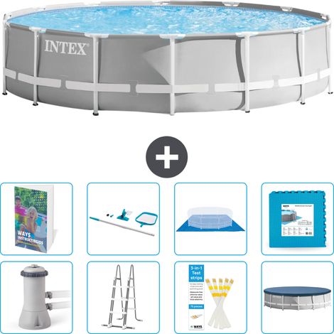 Intex Piscina Prism Frame Rotonda - 427x107 cm - 9-pezzi  S539