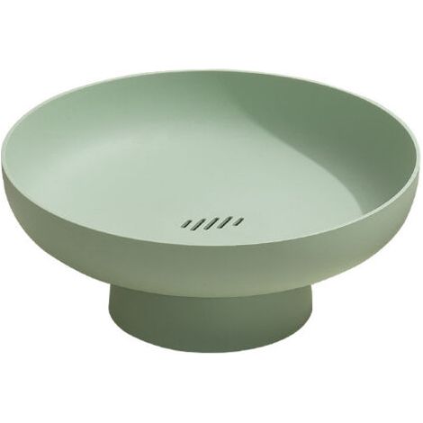 Bol à fruits pour comptoir de cuisine, paniers de cuisine suspendus, base surélevée, plateau à collation de style moderne pour la maison, plateau à fruits pour le salon,verte (1/5)
