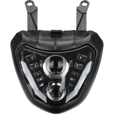 Conjunto de faros delanteros, impermeables, instalación plug-and-play, transparentes. (1/2)