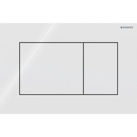 Geberit Sigma01 - Plaque de déclenchement, blanc 115.660.11.1 (1/3)