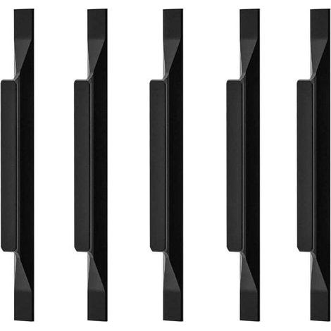 (10 Stück) Europäische Aluminiumlegierungsgriffe für Küchenschränke und Kleiderschränke, Gesamtlänge 160 mm, Lochabstand 9 (1/4)