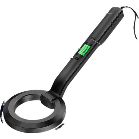 Metal detector with LCD screen, 360° omnidirectional detection disc metal detector