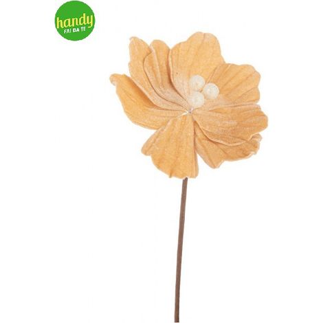 Pick Poinsettia Ertemios Bizzotto Ocra h 25 cm
