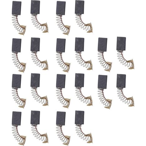 Ensemble de Brosses à Charbon, 20 Outils électriques pour Sèche-cheveux, Mixeur, Tondeuse, Accessoires de Perceuse à Main électrique 5x11x16mm / 0,2x0,4x0,6in (1/5)
