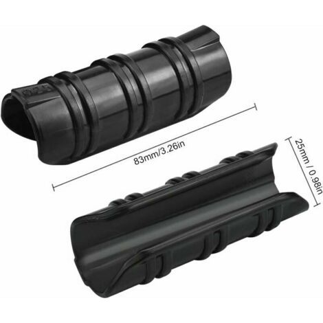 100 Pcs Serre Clips 25mm Clips Serre de Jardin Résistance aux Températures Elevées Fixation Bache Serre Durable Facile a Utiliser pour Fixation Serre Bannière Tuyau Jardin Films - Noir (1/4)
