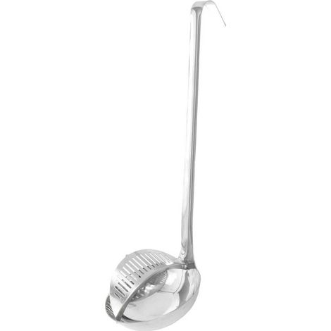 Louche avec filtre intégré en acier inoxydable (1/5)