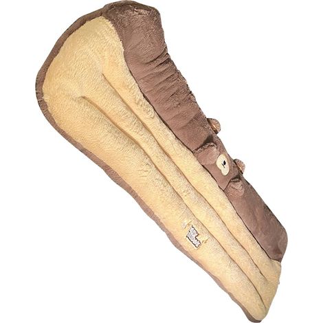 Coussin en peluche chaud pour siège de voiture, hiver, doux, avec soutien dorsal et antidérapant, pour voiture, camion, bureau - Accessoire universel pour saison froide, voyage, cadeau (1/5)