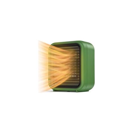 Mini Radiateur Céramique Victop 800W Radiateur electrique 2 Niveaux de Puissance mini radiateur soufflant électrique avec vent chaud protection contre la surchauffe et le renversement (Vert)