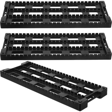 antistatique pour cartes PCB 25 emplacements ABS lot de 3 (1/5)
