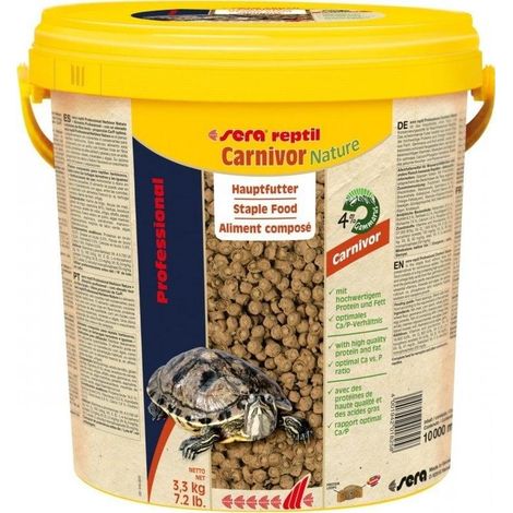 Sera Reptil Carnivor Nature alimentation reptile 10L