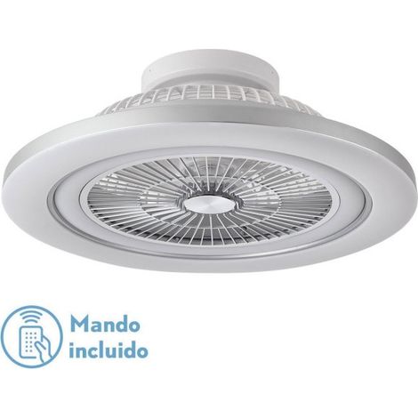 Ventilatore 72W DC Nichel Opaco 5 Pale Trasparenti (1/4)