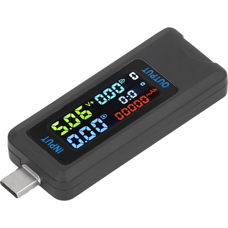 0–5 A 0–8 A 5-stelliges 36-V-Digitalvoltmeter/Amperemeter, multifunktional, bidirektional, IPS-LCD-Display, Typ-C-Tester (1/5)